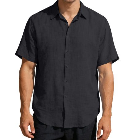 Men's casual shirt t-shirt in Matcha
