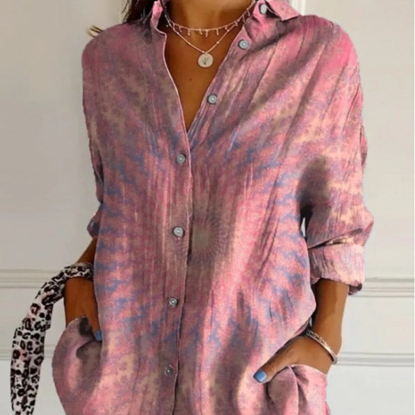 Women's casual shirt top in Various