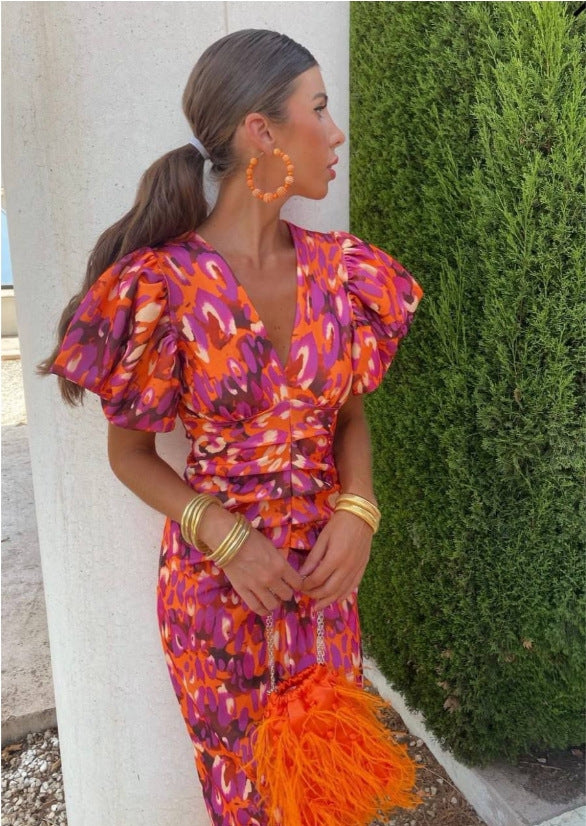 Women's beach dress in Blue
