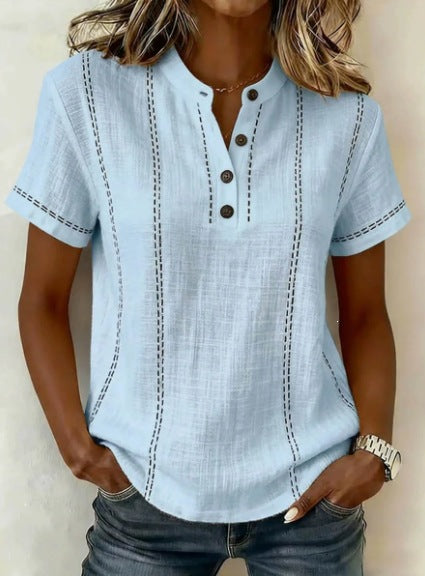 Women's casual shirt blouse in White