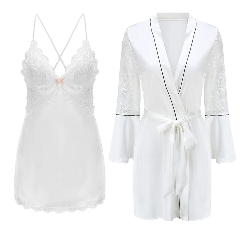 Large size sexy pajamas for women, summer fat, 200 pounds lace, hot and high-end, new ice silk suspender nightgown, loose fit