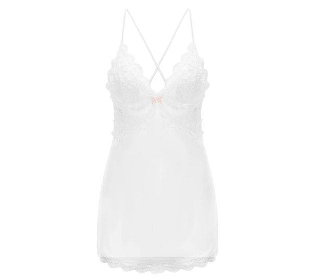 Large size sexy pajamas for women, summer fat, 200 pounds lace, hot and high-end, new ice silk suspender nightgown, loose fit